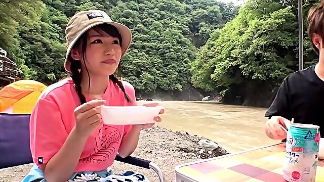 Extreme close up of Japanese teen masturbating Uncensored