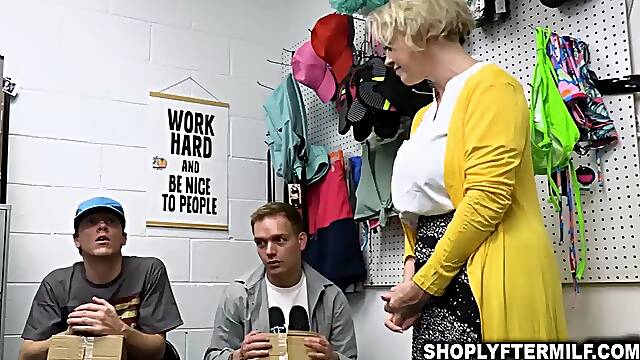 The officer in charge gets a naughty deal with milf Dee Mike Mancini