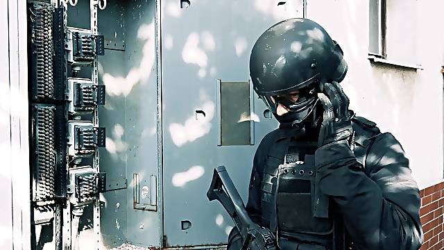 Fantasy nude sex with the female cop