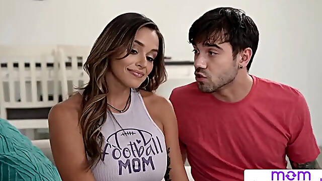 Armani Black's Steamy Handjob from Stepmom Rachael Cavalli
