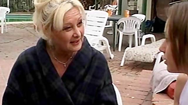 Granny Ruth having sex with a passionate giving cutie