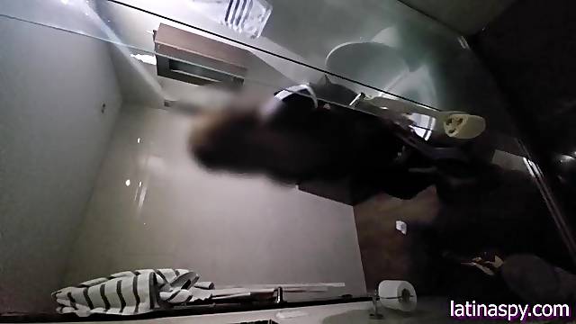 Maid gets caught taking a drip, then gets groped and drilled