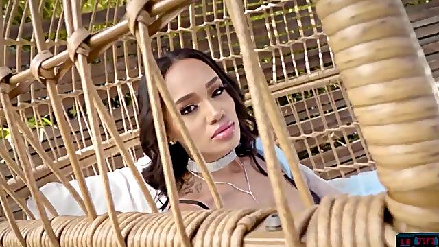 Palatable ebony model Julie Kay exposes anything this babe has got for Playboy