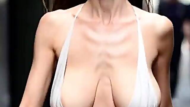 Older Hotties Walking Downtown – Biggest Saggy Melons Jiggling NO BRASSIERE [AI generated]
