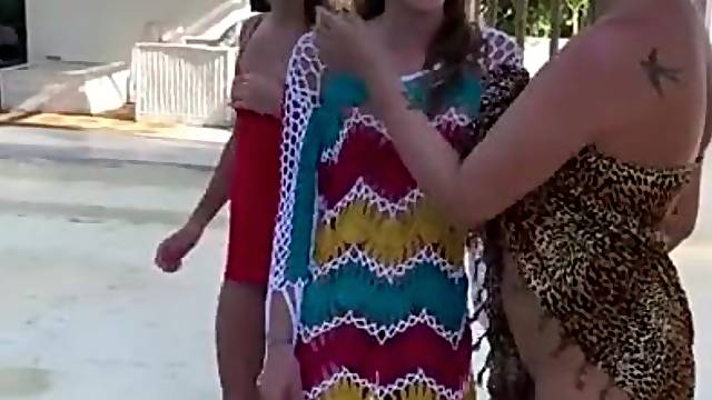 Awesome Threesome in Ibiza with 3 Hot French Girls