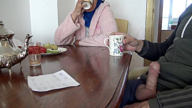 CHOUHA!!! FADIHA!!! I showcase my prick to my friends moroccan grandma!!!