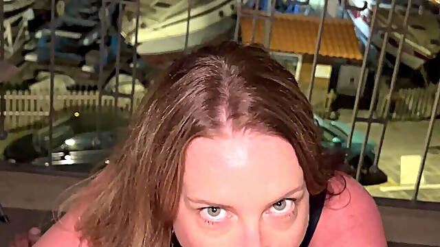 Swallowing His Cum in a Marina on the Amalfi Coast